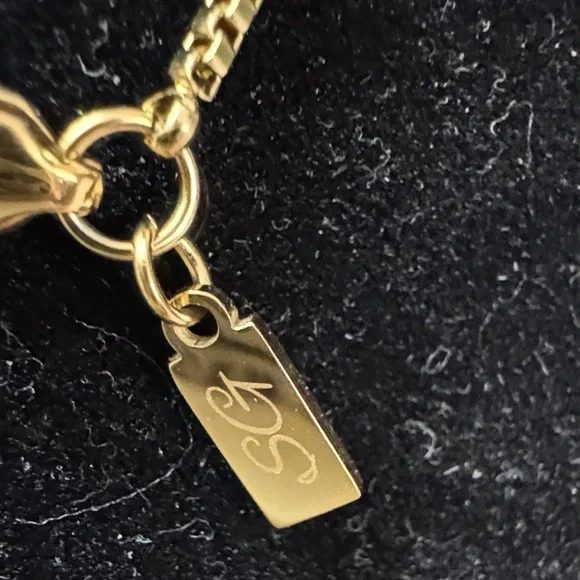 Sylvian Grant Elegant Gold Layered Necklace Set (3) - Picture 3 of 5